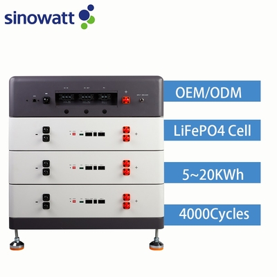 48v 10kwh Energy Storage Lithium Solar Battery Module Ion Stacked Batteries Home Solar System Lithium Battery Energy Storage